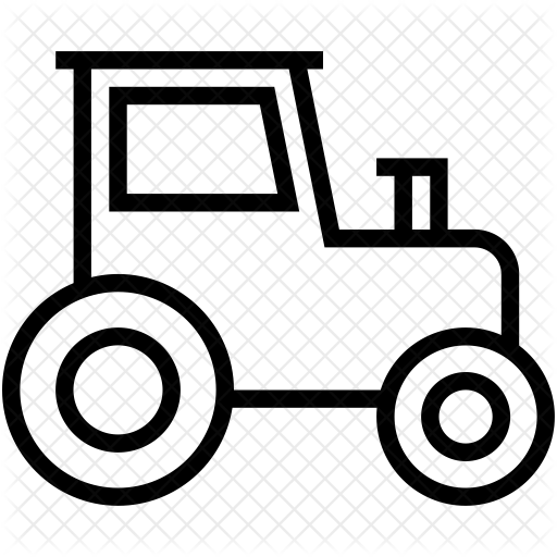 Tractor Icon - Agriculture (512x512)