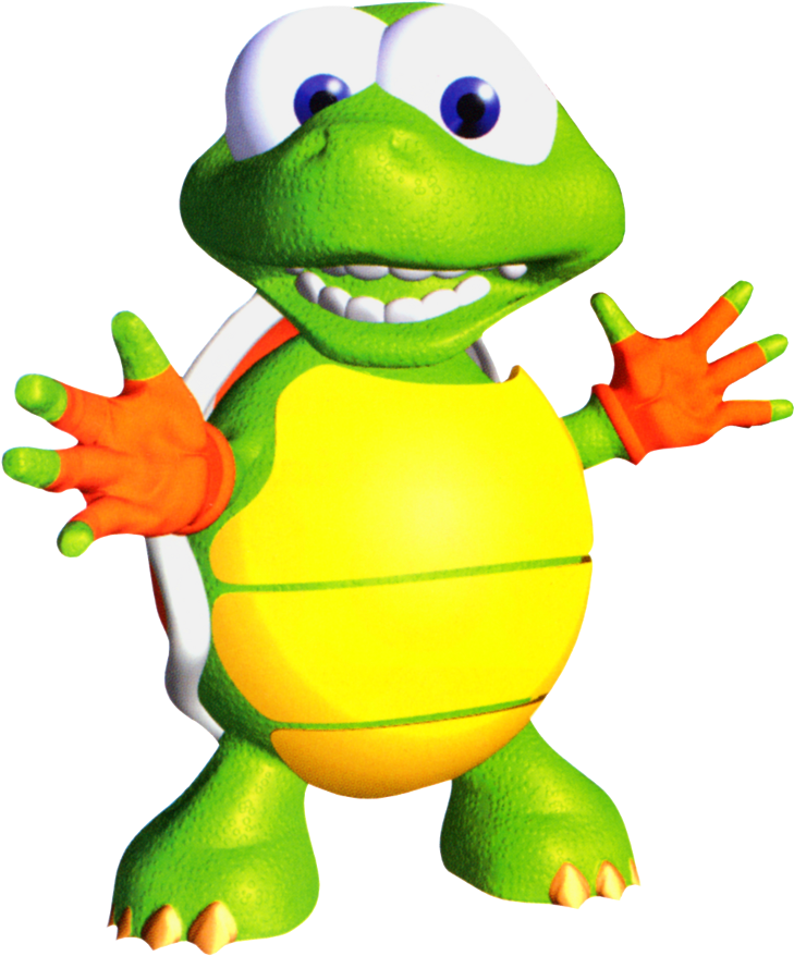 Tiptup The Turtle - Diddy Kong Racing Tiptup (754x908)