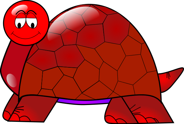 Turtle - Red Turtle Clipart (600x405)