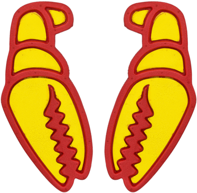Mega Claw - Crab Grab Black-white Mega Claws Snowboard Grip Pad (400x500)