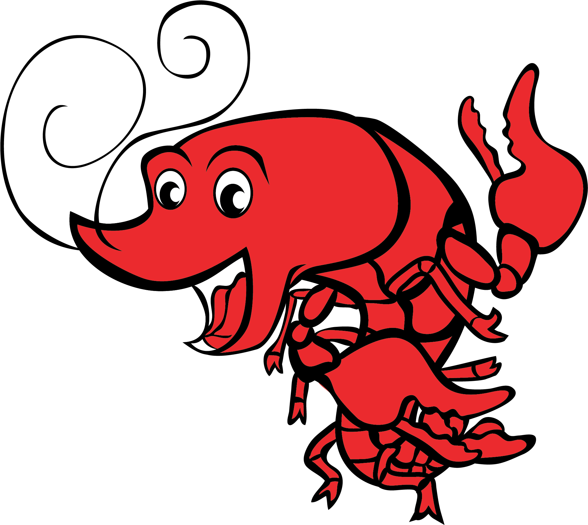 Crawfish - White (2550x3300)