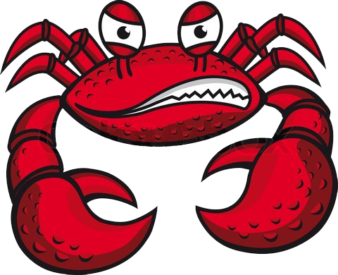 Crab Vector (480x390)