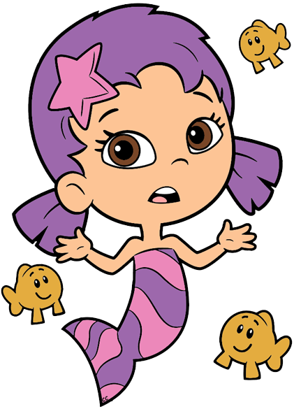 Oona, Little Fish - Bubble Guppies (421x585)