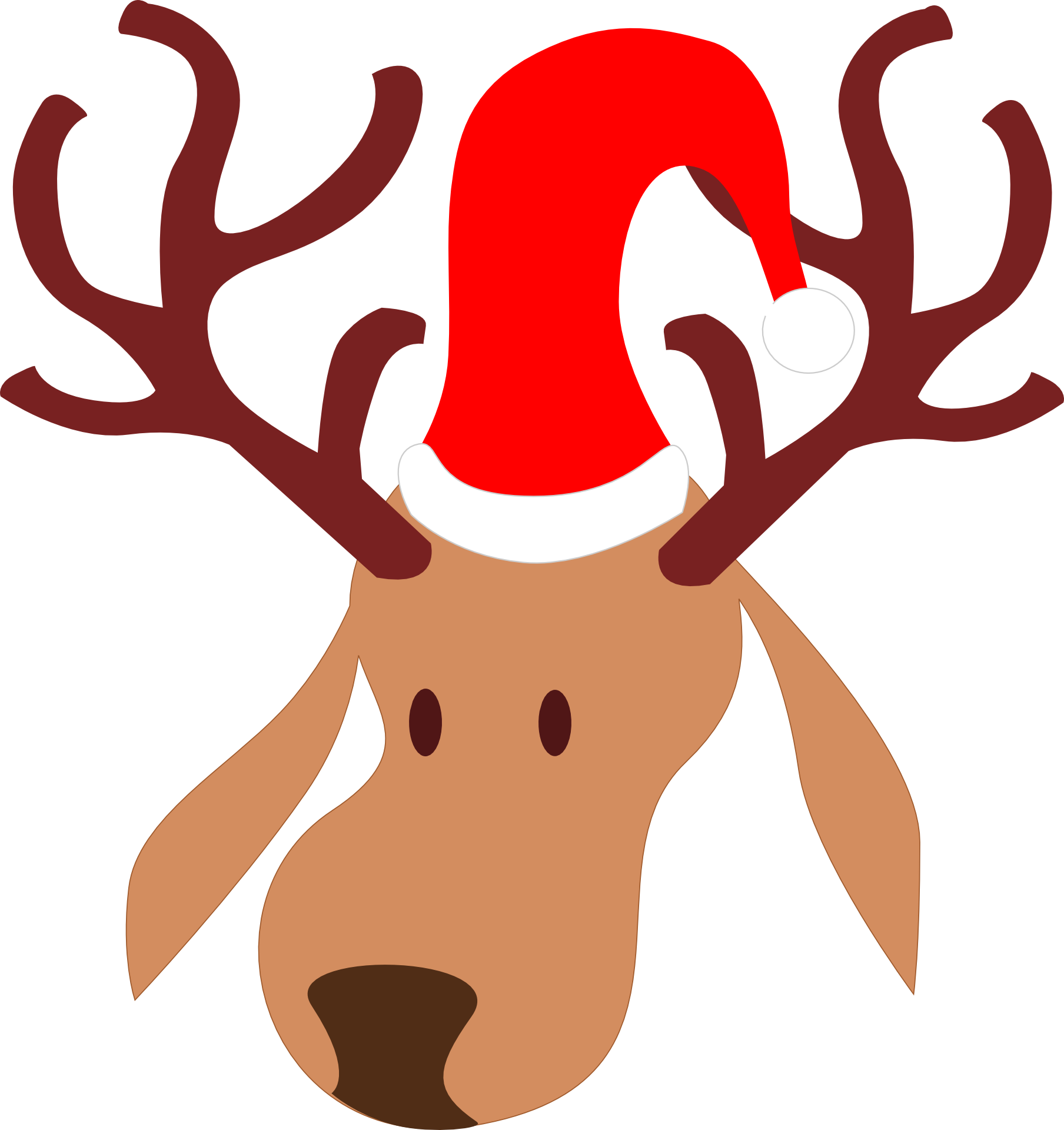 Reindeer-312480 - กวาง เร น เดีย ร์ การ์ตูน (1808x1920)