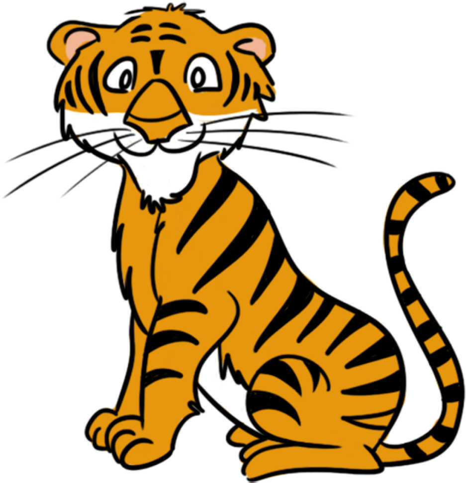 Free Tiger Clipart Free Cartoon Clipart Clipart Pinterest - Tiger Clipart (1024x1024)