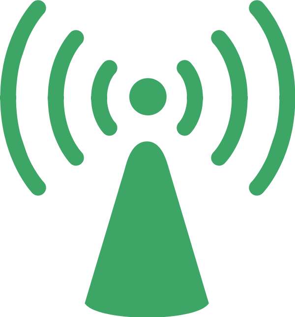 Wireless Access Point Vector Clip Art - Tikz Base Station (600x646)
