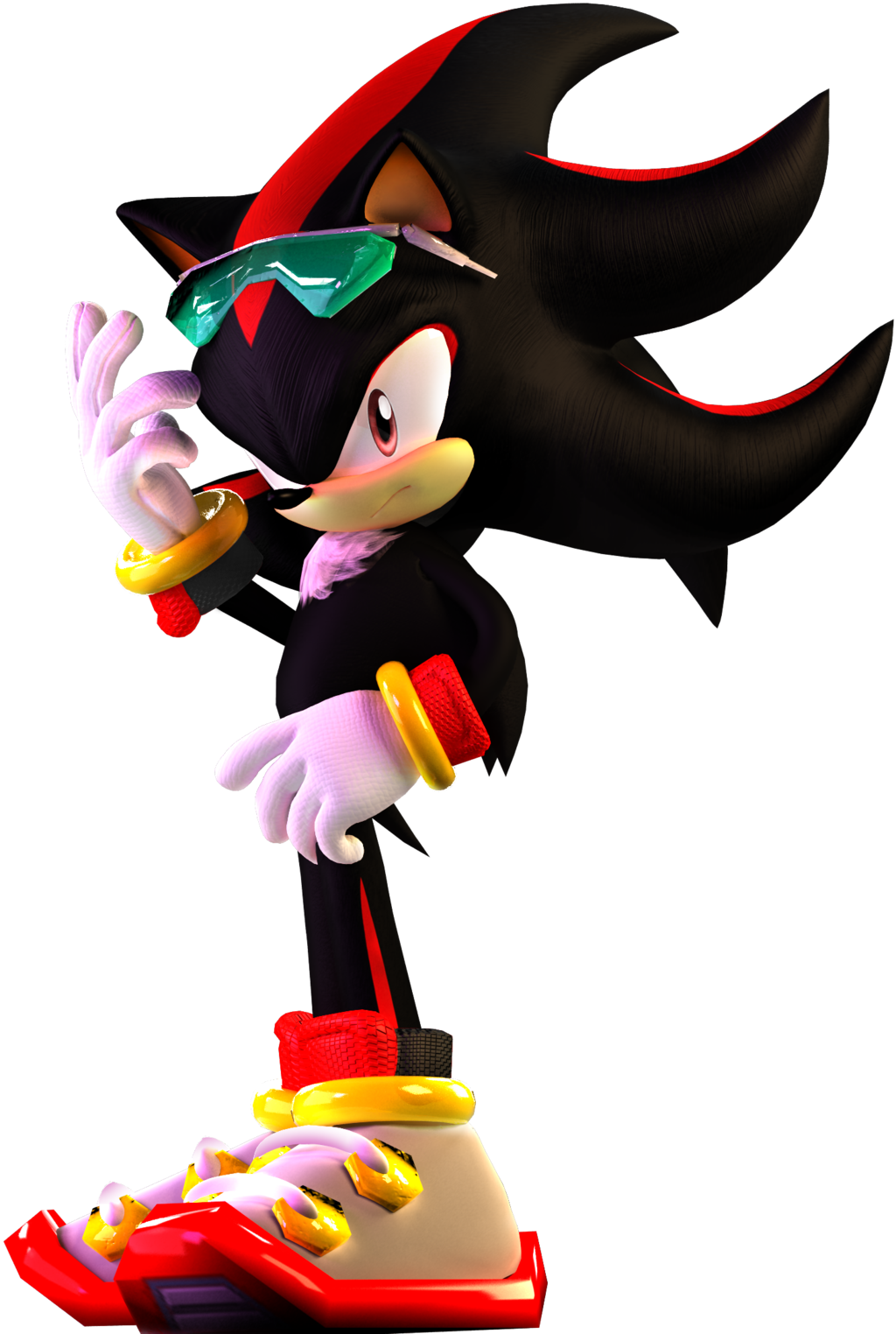 Shadow The Hedgehog - Sonic Riders Zero Gravity Characters (1024x1524)