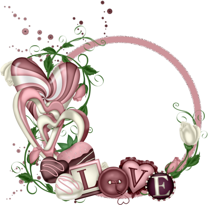 Love You To Pieces Cluster Frames - Scrapbooking (700x700)