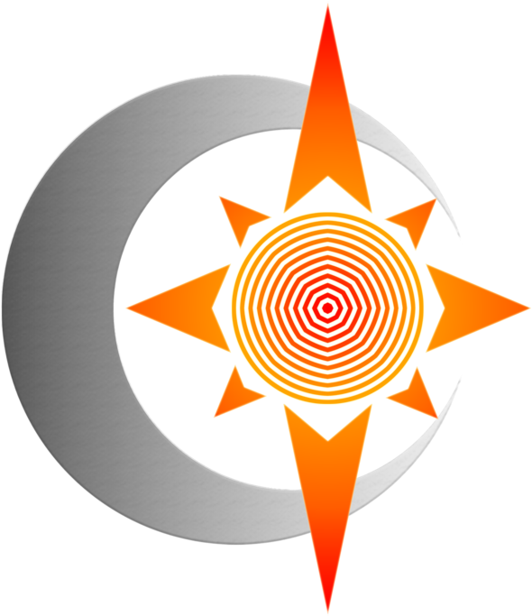 Compass Rose - Circle (900x900)
