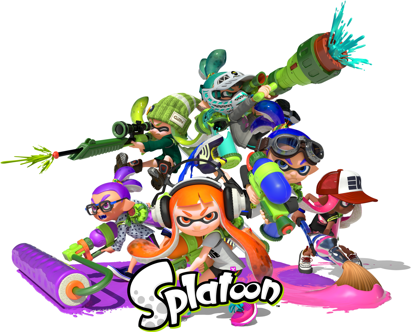 Welcome - Splatoon Artwork (1423x1125)