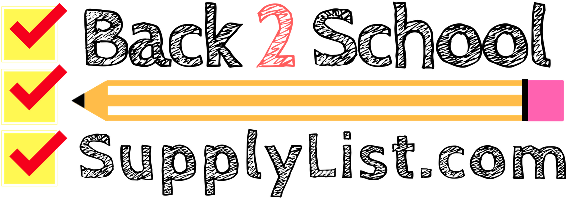 Back 2 School Supply List - Graphics (1400x1400)