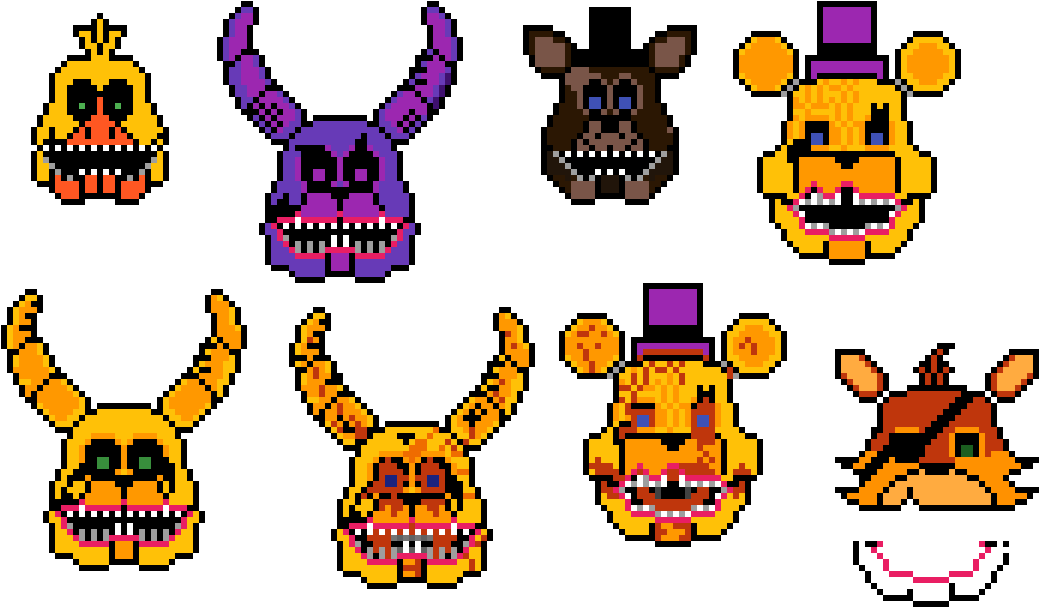 Twisted Fredbear & Friends - Cartoon (1200x1200)