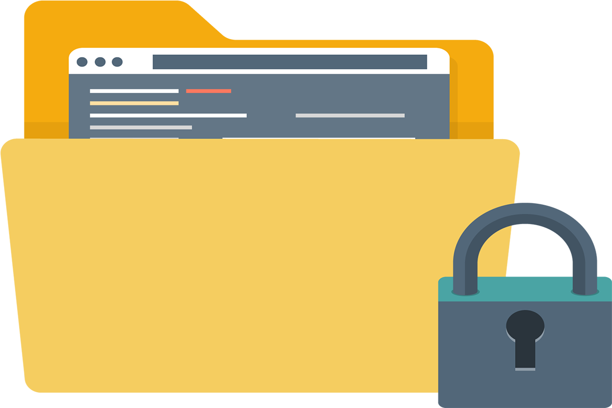 Lock Clipart Data Security - Data Lock (1500x800)