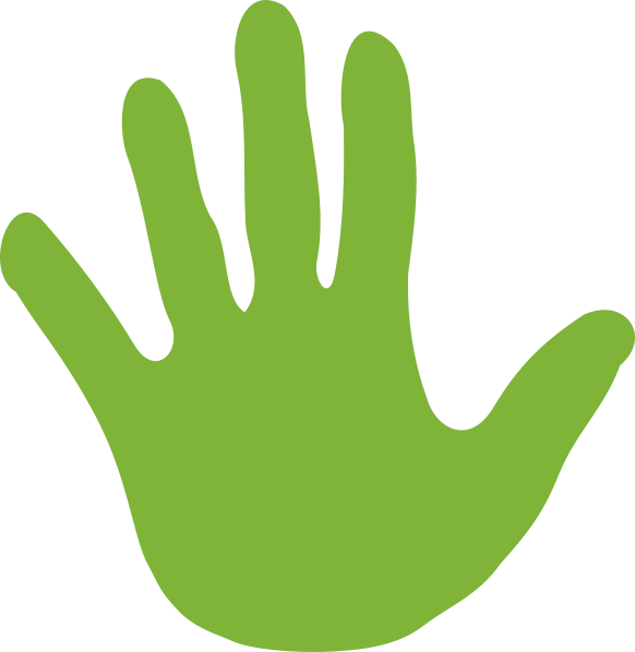 Hand Clip Art (582x598)