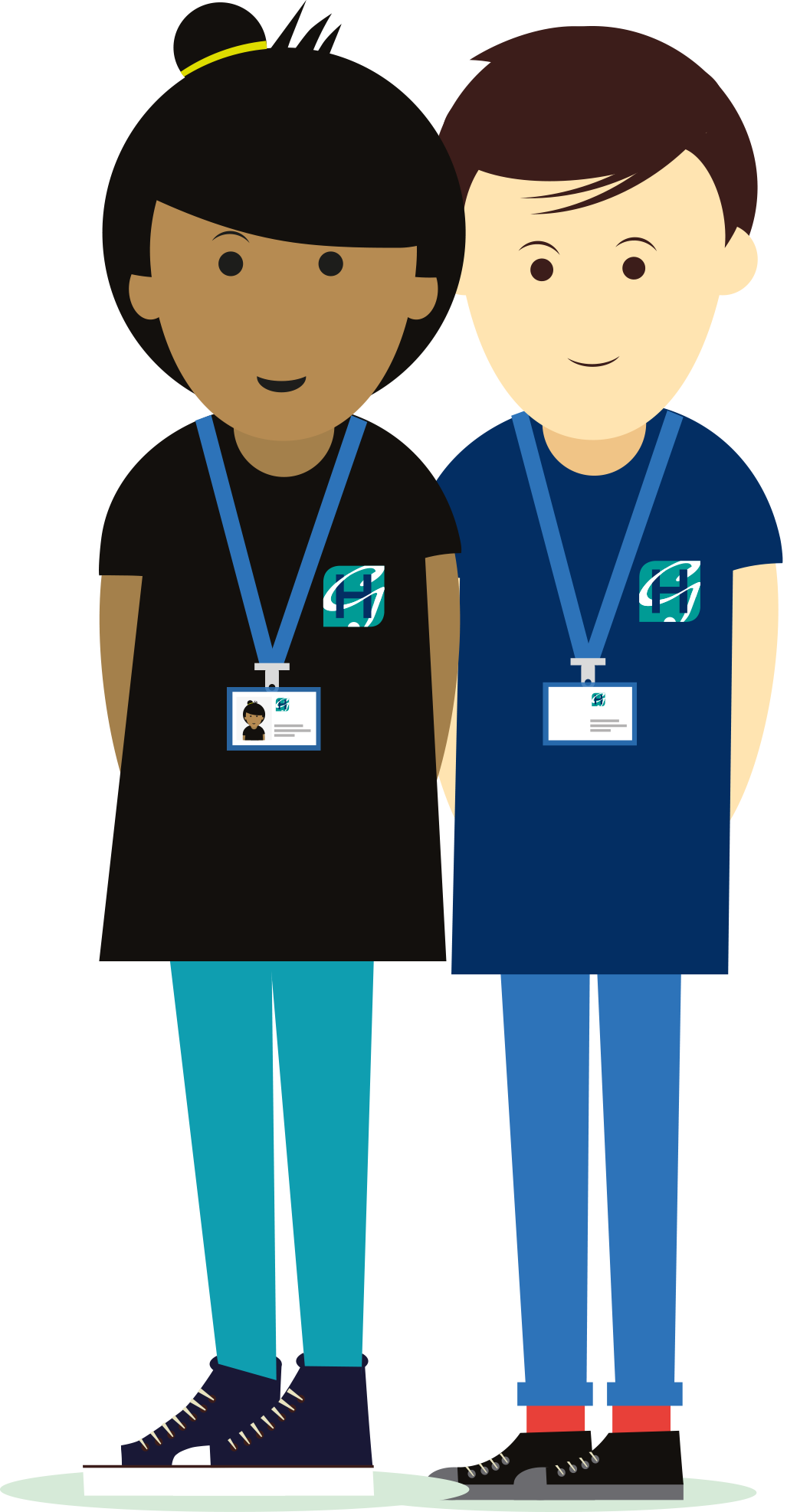 Support Staff - Support Staff Clipart (1027x1974)