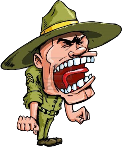 Drill Sergeant Clip Art (512x512)