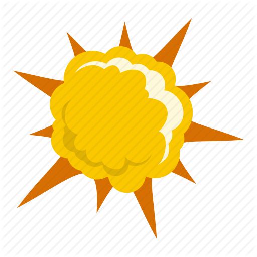 Explosion Clipart Blast - Icon (512x512)