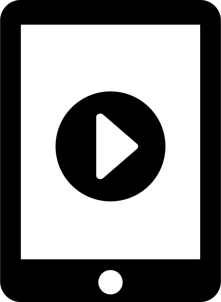 Ipad Video Player Comments - Scalable Vector Graphics (718x980)
