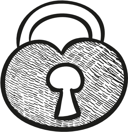Heart-shaped Lock Icon - Romance (512x512)