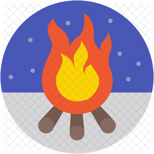 Campfire Icon - Campsite (512x512)