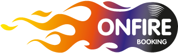 On Fire Booking Vector Logo On Fire Booking Logo Vector - Racing Fire Vector Free Download (400x400)