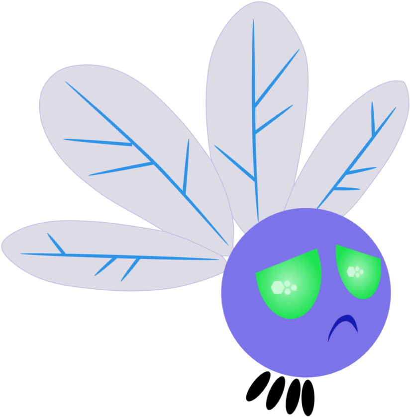 Sad Parasprite By Dark-pumpkin - Drawing (893x895)