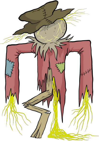 Scarecrows - - Cartoon (447x600)