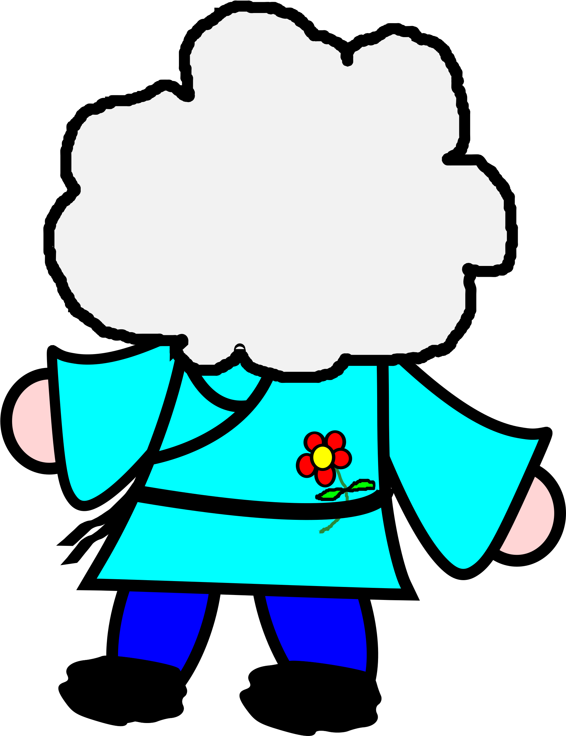 Cloud - Clip Art (1830x2400)