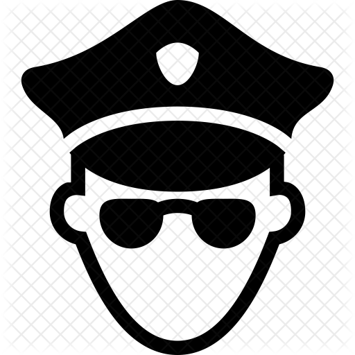 Police Icon - Иконка Полицейский (512x512)
