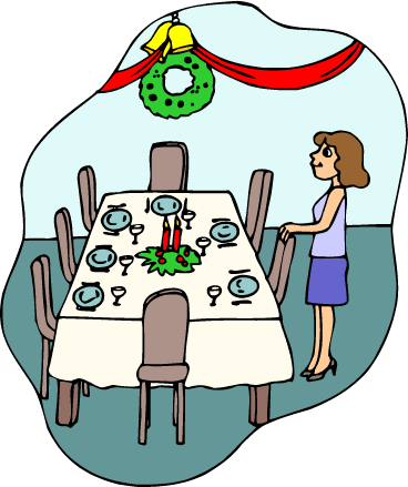 Setting The Table Clip Art (368x439)
