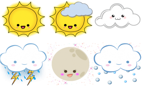 Kampai Smiling Cloud - Cartoon (480x301)