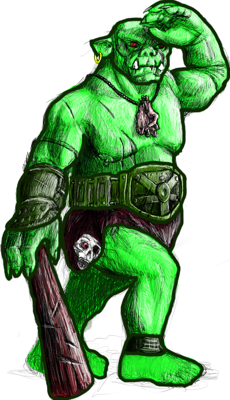 Preview - Orc Clipart (452x786)