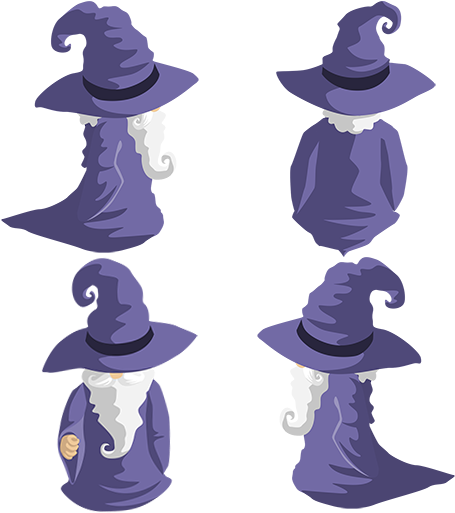 Wizard Sprite By Rienquish On Deviantart - 2d Wizard Sprite (512x512)