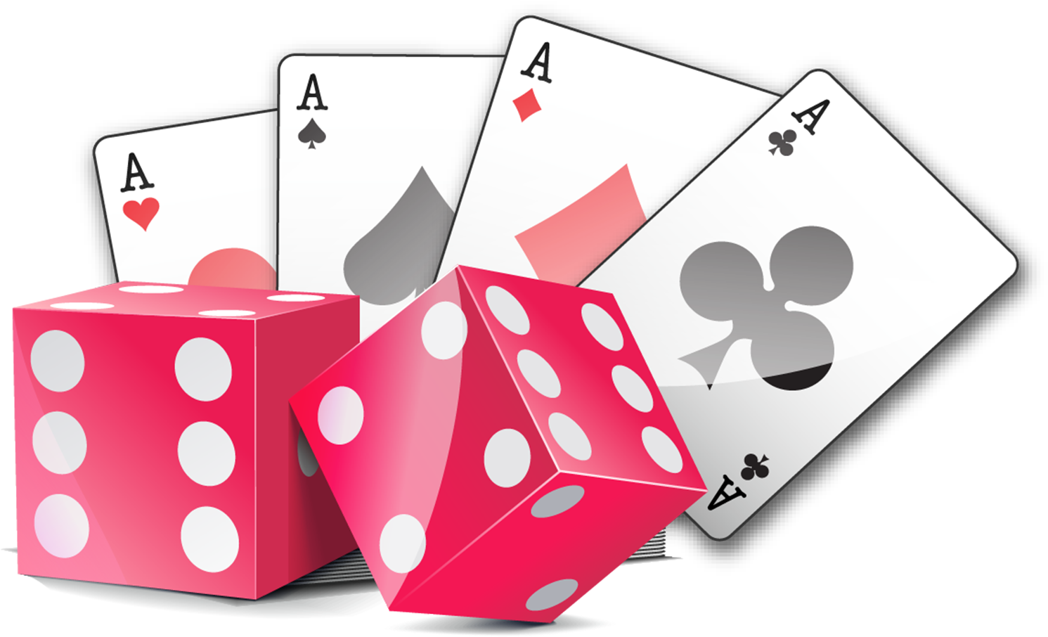 Shake Dice Vector - Poker Dice (1500x915)