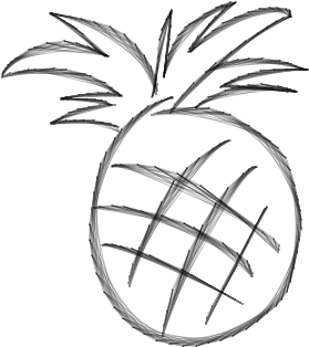 Deviantart Muro Drawing Comment Drawing - Pineapple (450x340)