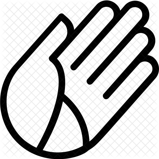 Hand Icon - Hello Hand Icon (512x512)