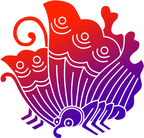 Ruby Clipart Taira - Agehacho Gradation 1 Tile Coaster (480x480)