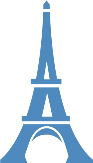 Paris Clipart Transparent Background - Eiffel Tower (600x564)