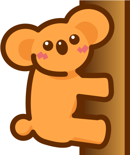 Koala Emoji - Cartoon (512x512)