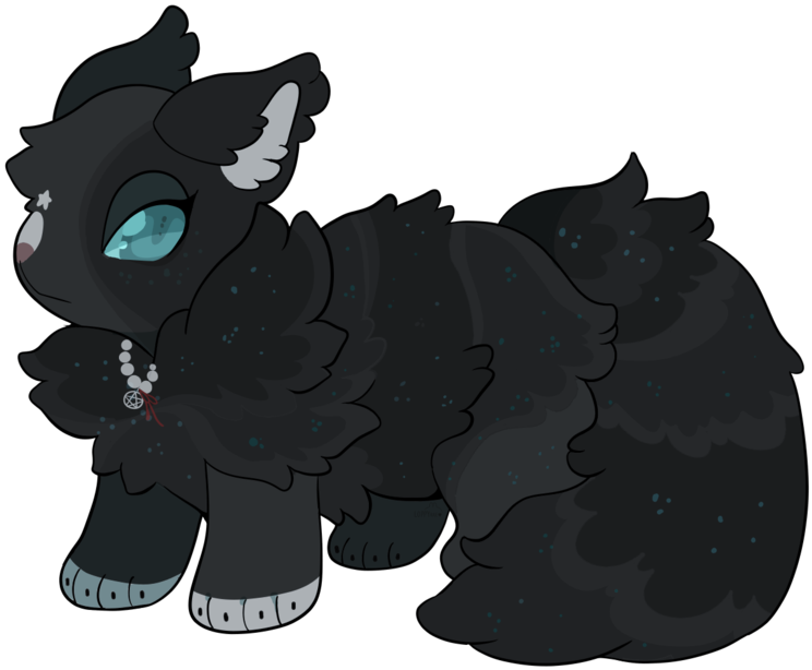Black Cat, White Magic - Cartoon (800x633)