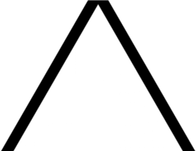 Triangle Clipart Vector - Angle Up (640x480)