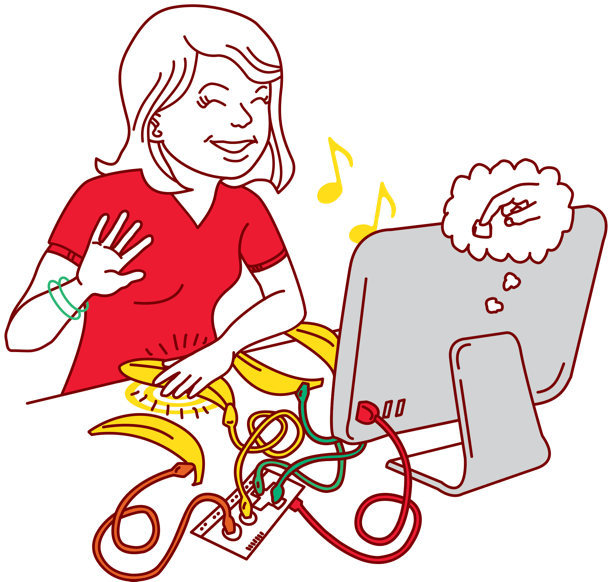 Need Help Setting Up Your Makey Makey For The First - Makey Makey (608x582)