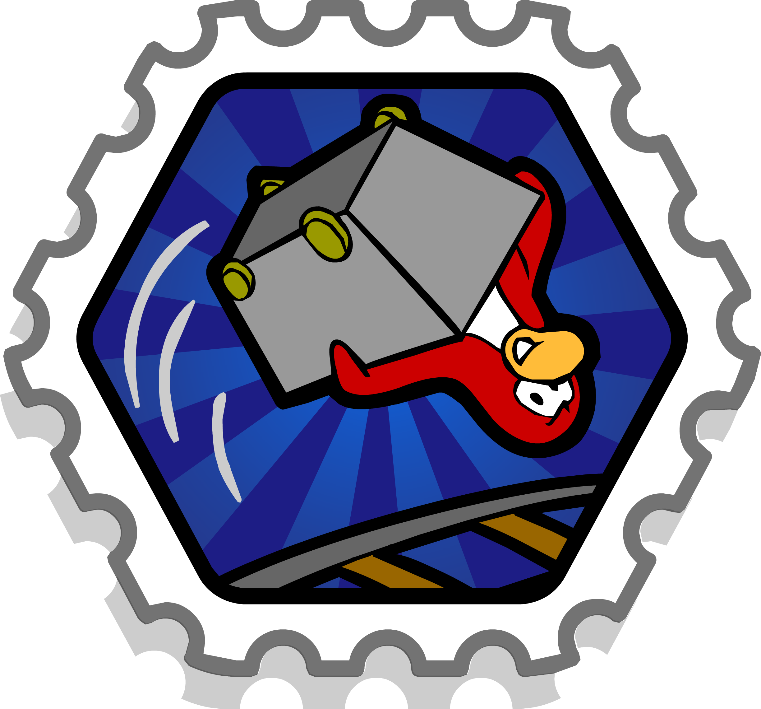 Flip Mania - Ice Master Stamp (2448x2279)