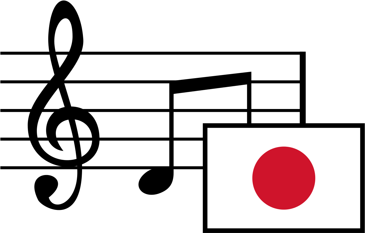 File - Musicalnotesjapan - Svg - Musical Notes (1280x848)