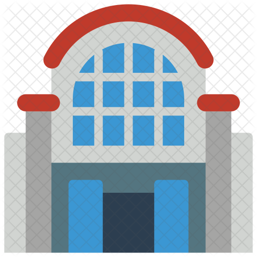 Shopping Mall Icon - Architecture (512x512)