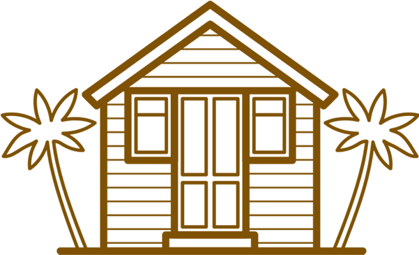 Beach House Vector (600x465)