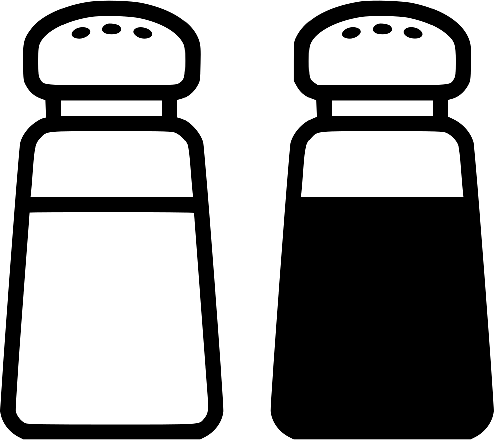 Salt Pepper Comments - Salt And Pepper Vector (980x874)
