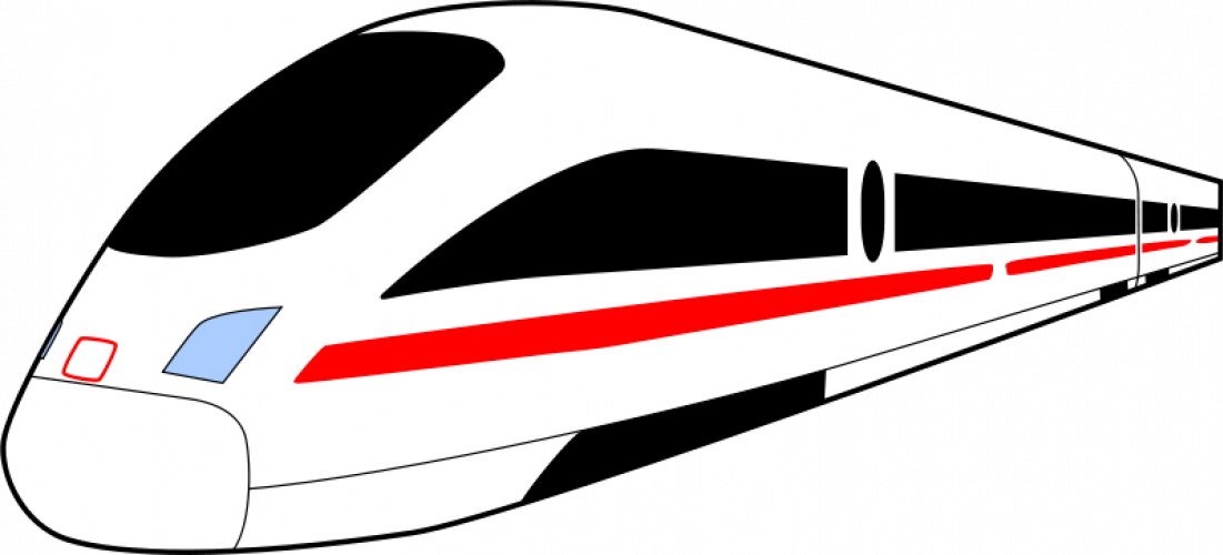 Mbs Ice-train - Bullet Train Clip Art (1101x500)