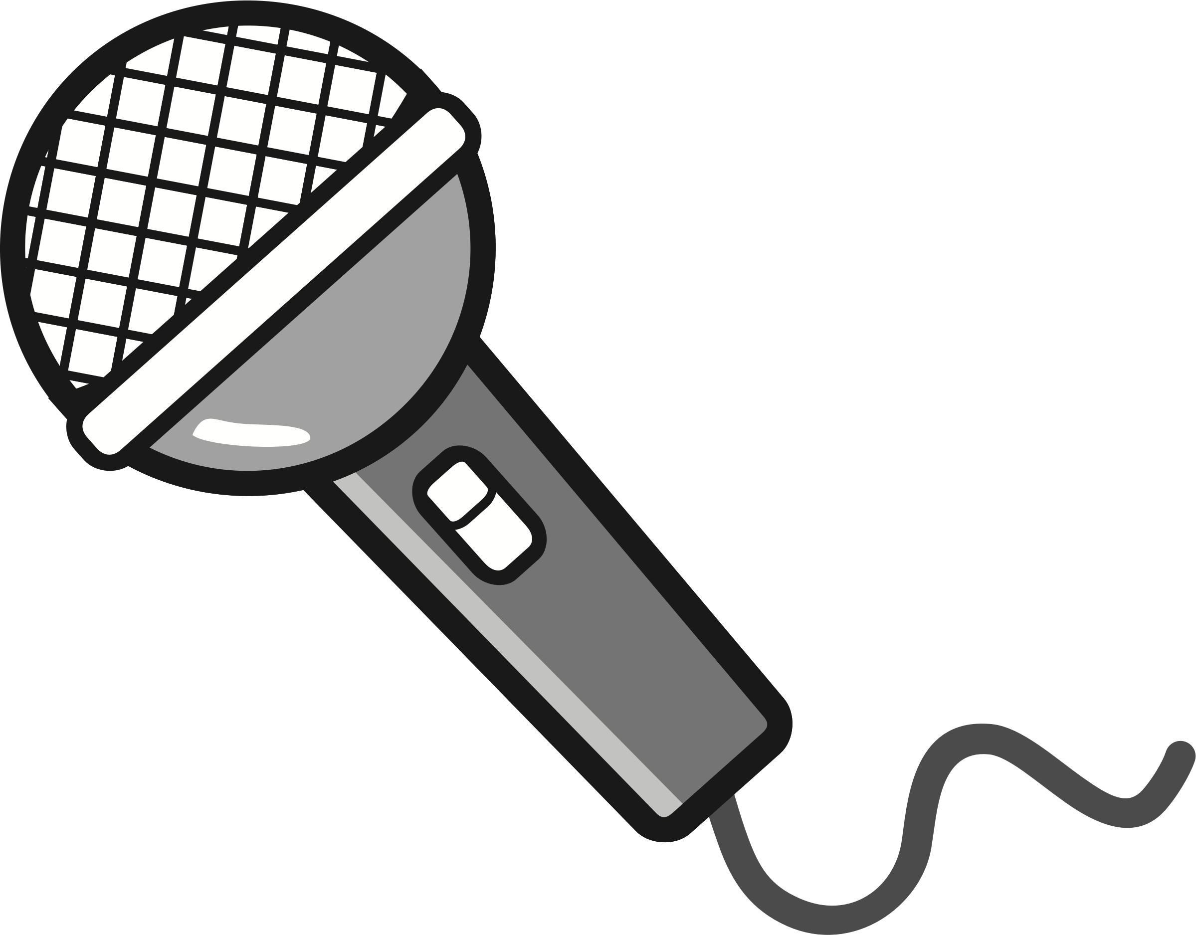 Microphone - Microphone Clipart (2398x1875)