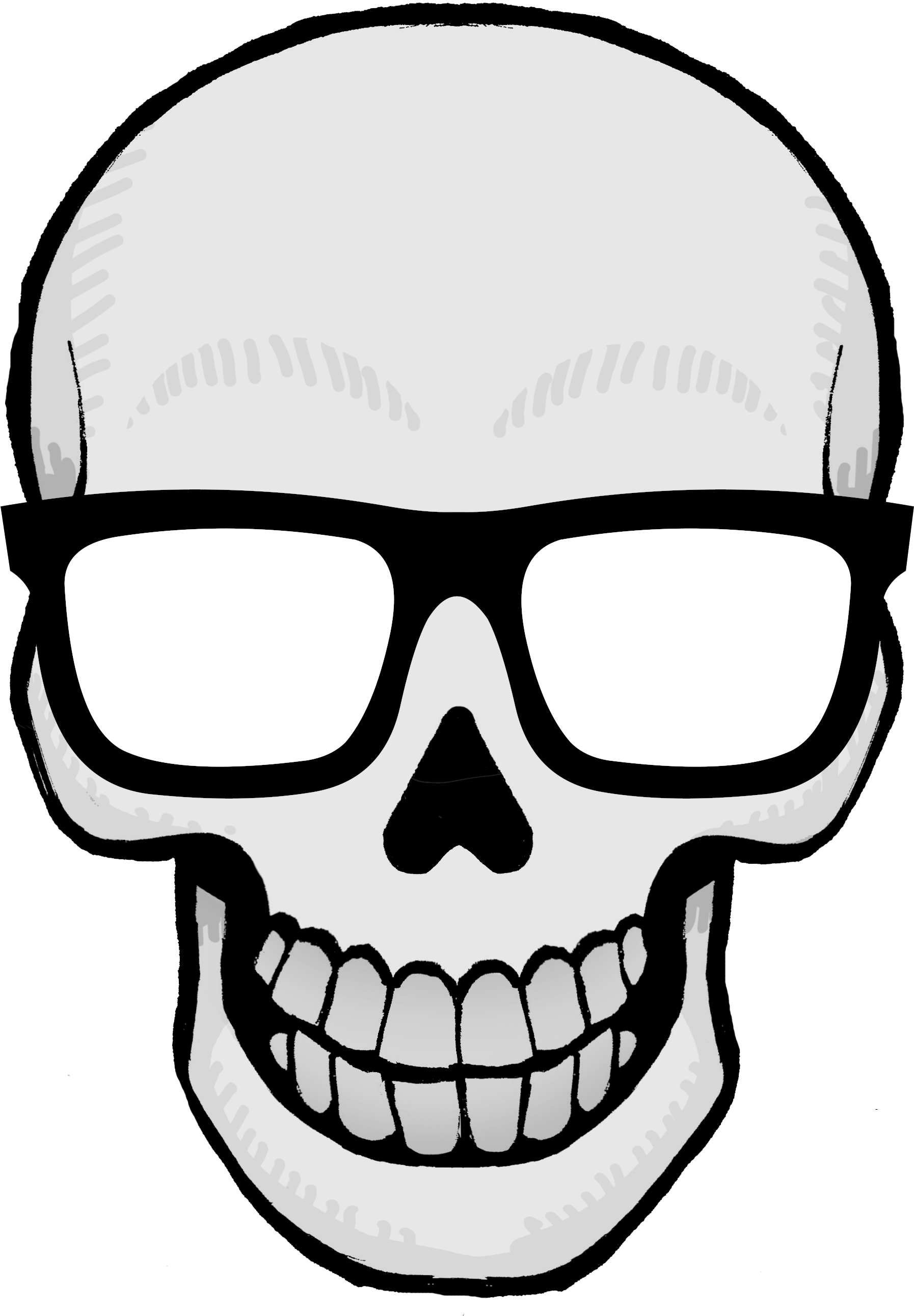 Skull Face Clip Art (2066x2676)
